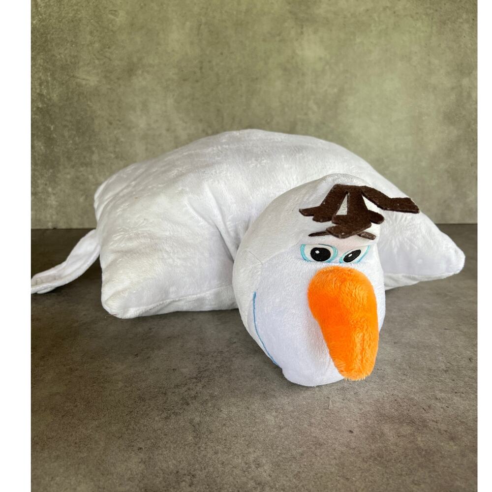 Pillow pets, Disney Frozen Olaf snowman plush pillow pal stuffed animal toy